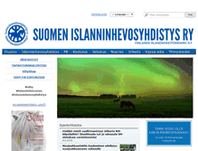 Tablet Screenshot of islanninhevonen.net